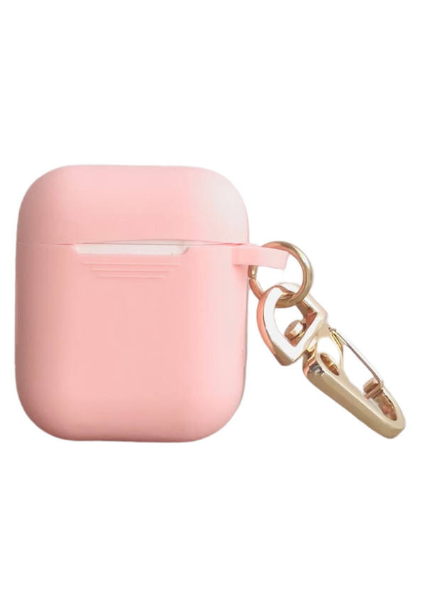 COQUE AIRPODS SILICONE PINK (1ER & 2E GÉNÉRATION)